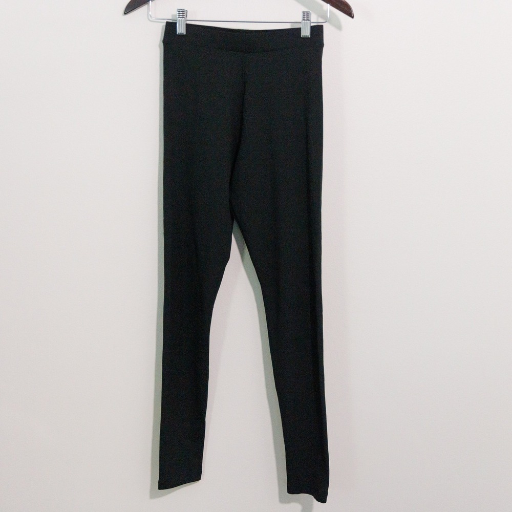Adidas Originals Trefoil Tights Black Leggings Womens Small - Picture 2 of 7